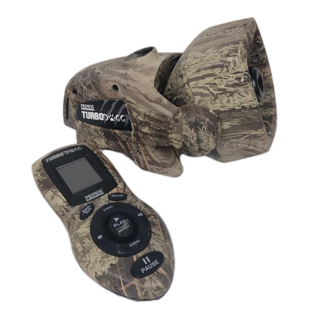 Primos Hunting 3755-S Turbo Dogg Predator Game Animal Call Camouflage Remote